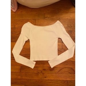 Brandy Melville off the shoulder long sleeve